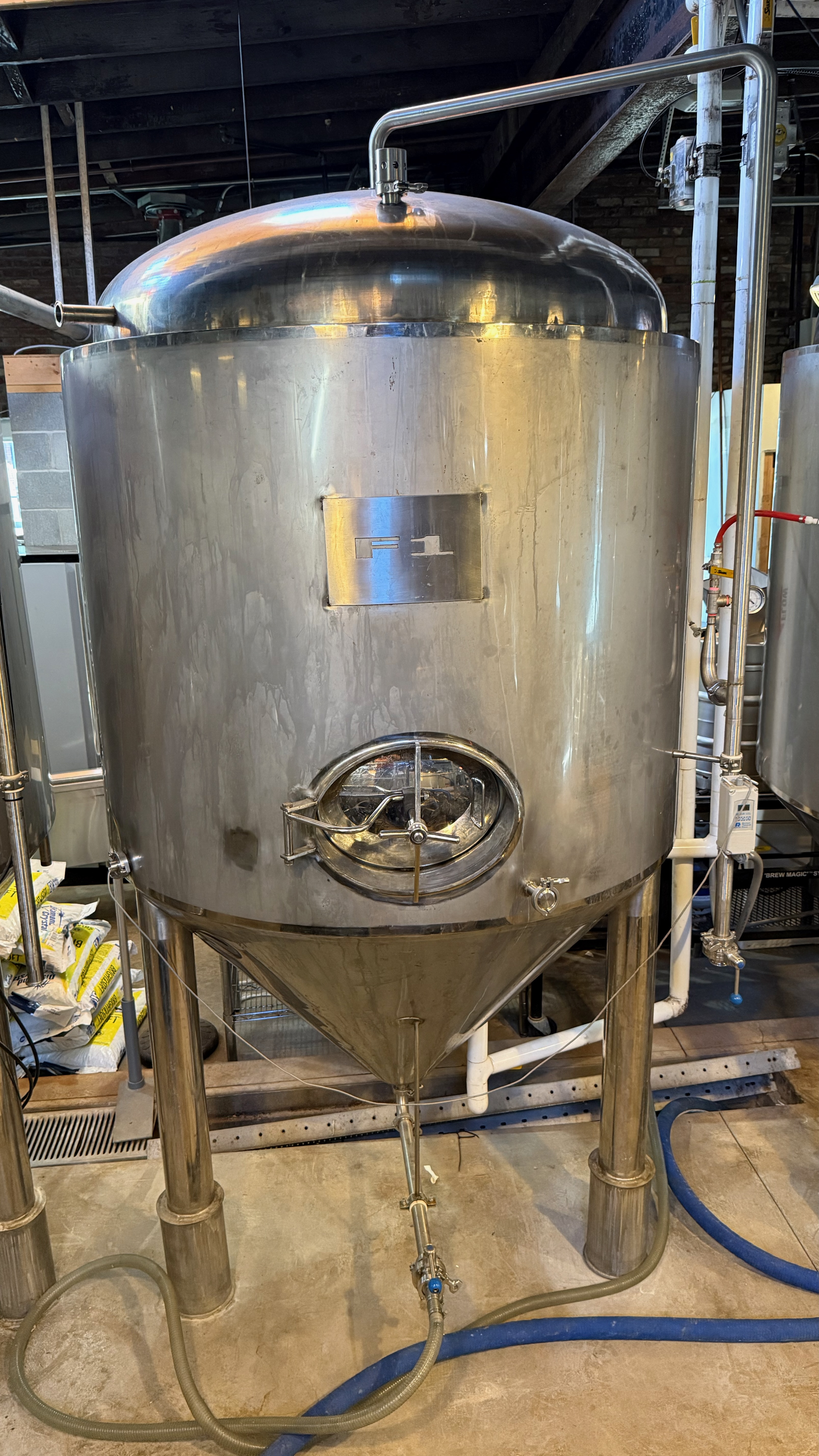 20bbl Conical Fermenter - Insulated Glycol Jacketed