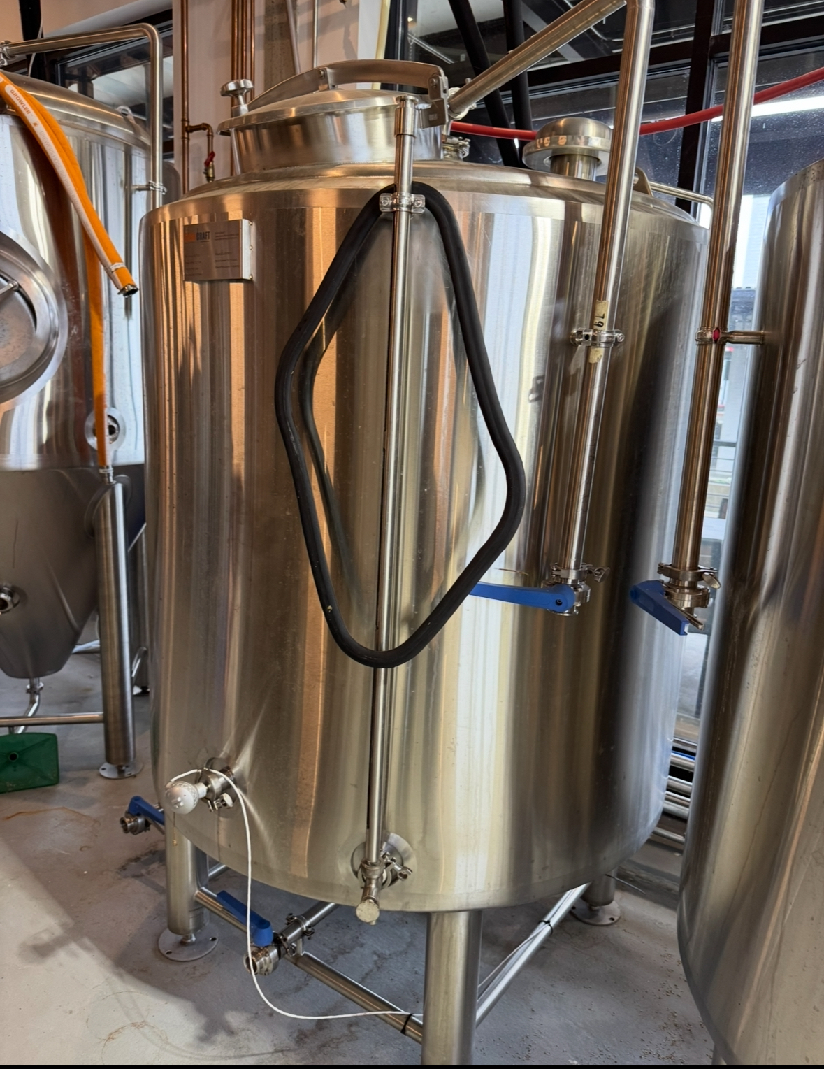 Steincraft 10 BBL Glycol-Jacketed Cold Liquor Tank 