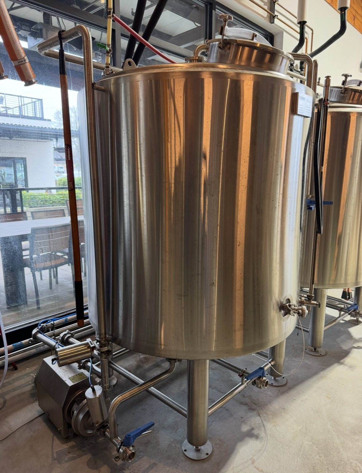 Steincraft 10 BBL Glycol-Jacketed Cold Liquor Tank