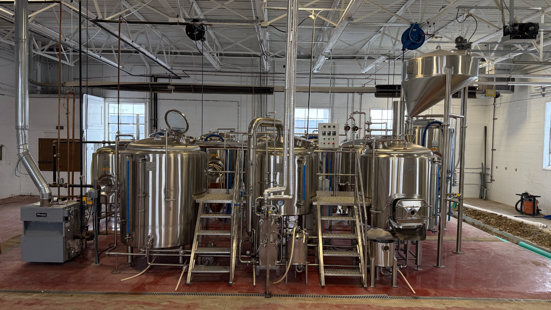 7 BBL OβNeillβs Brewing Systems Steam Brewhouse β Complete Package