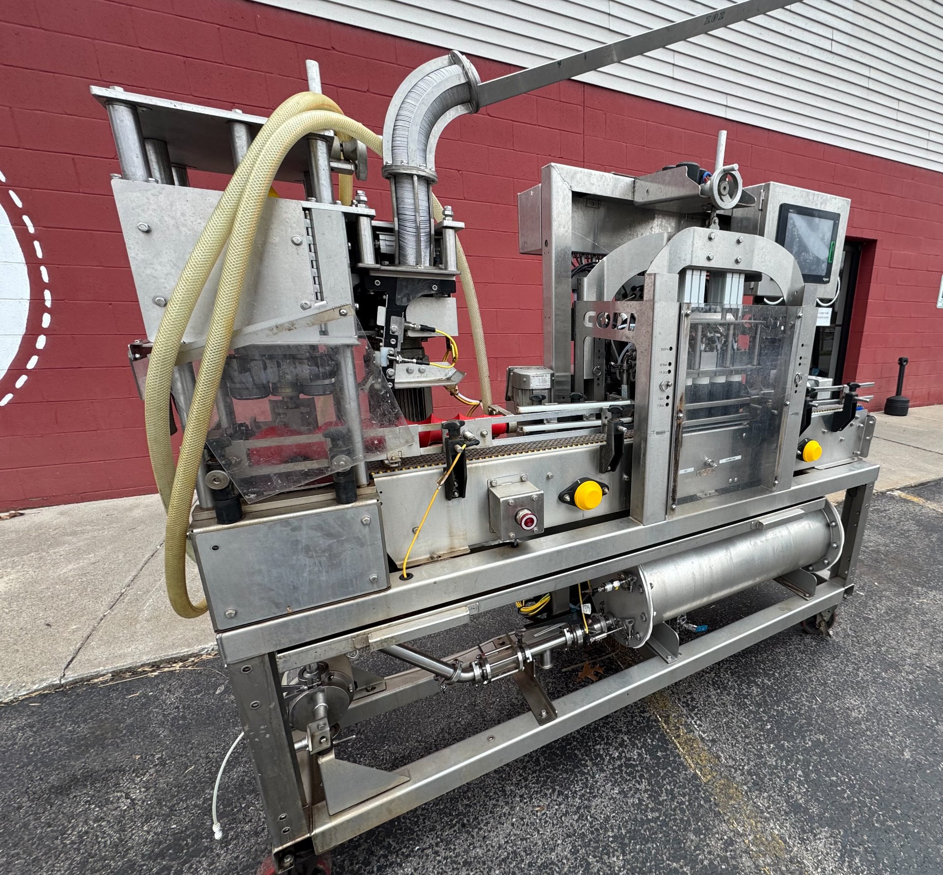 Codi Canning Filler - CCL-45 5-Head Counter Pressure Filler. Brand New Seamer. Hand Feed Twist Rinse 16oz &12oz cages. Canning machine line.