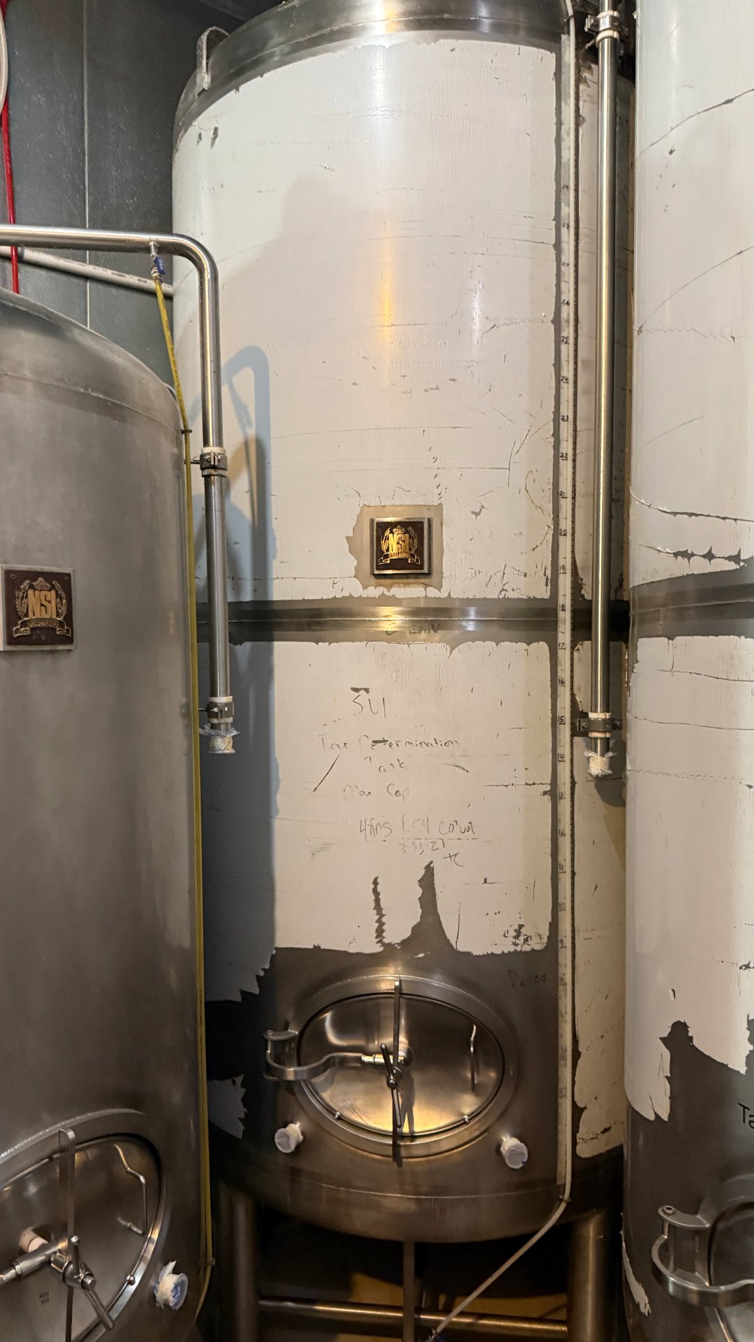 NSI 30 BBL (930 Gallon) Non-Jacketed Serving Tank