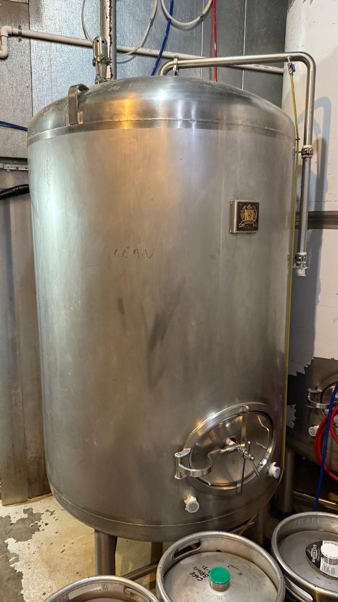 NSI 15 BBL (465 Gallon) Non-Jacketed Serving Tank