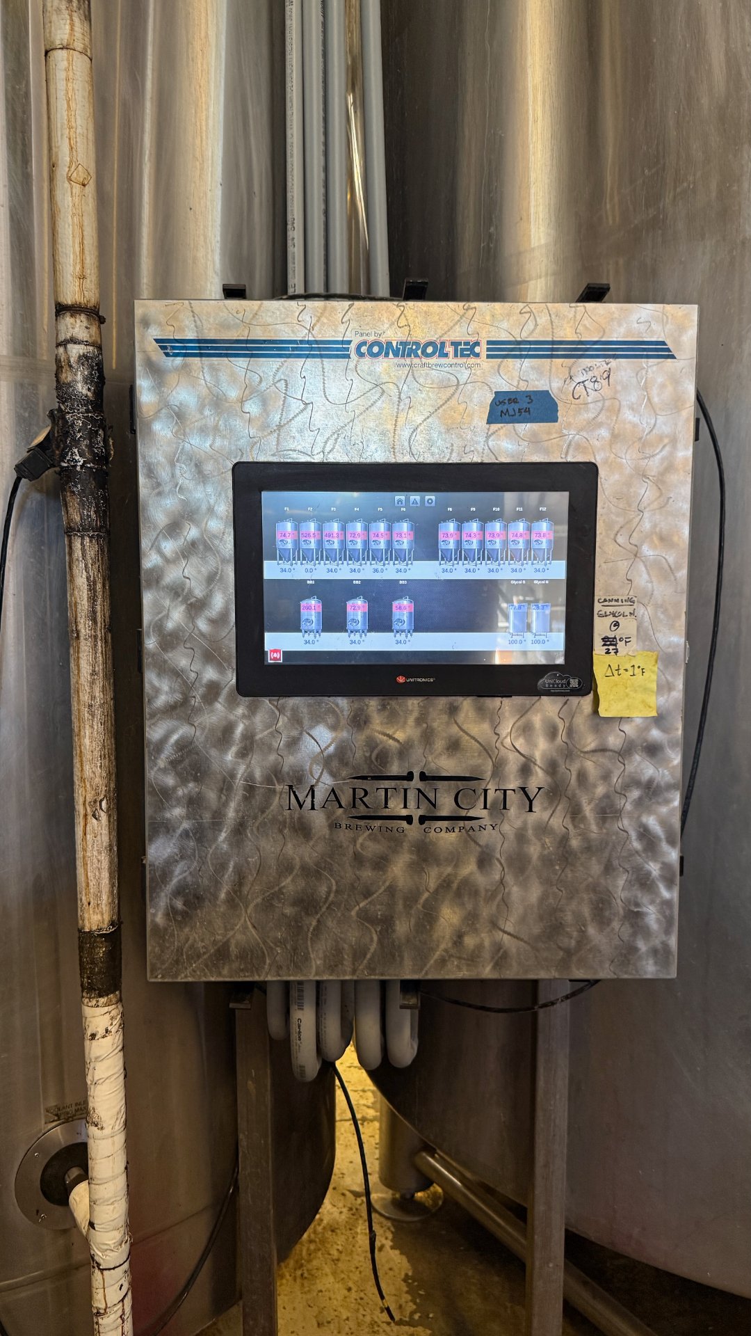 ControlTec PLC Screen