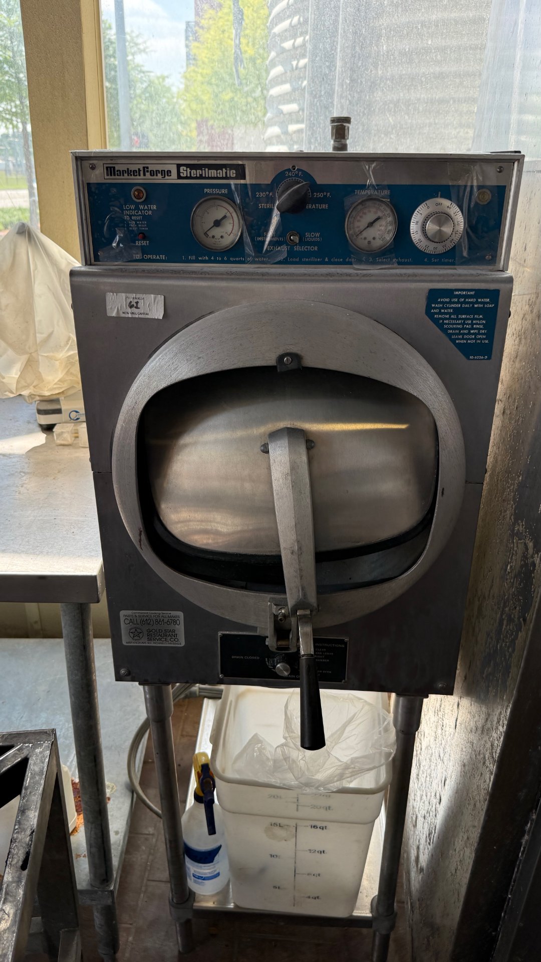 Market Forge Model STM-EL Sterilmatic Steam Sterilizer Autoclave