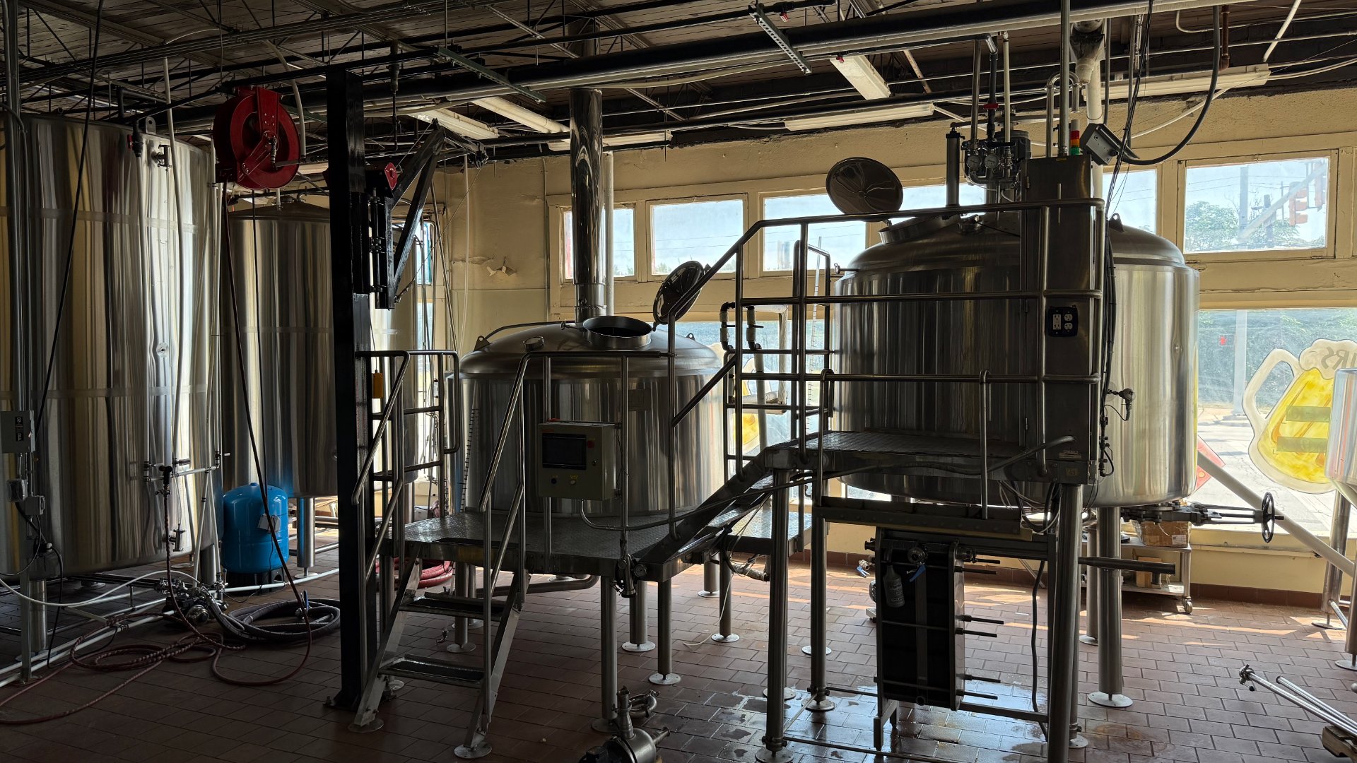 30 bbl Pacific Brewery Systems Brewhouse: Mash/Lauter Tun, Brew Kettle, CLT, HLT