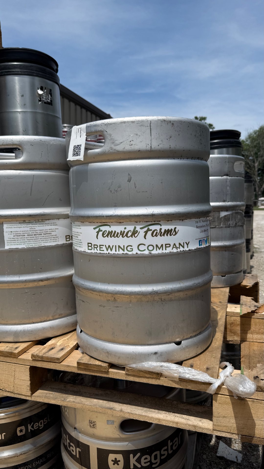 1/2 bbl Sanke Kegs