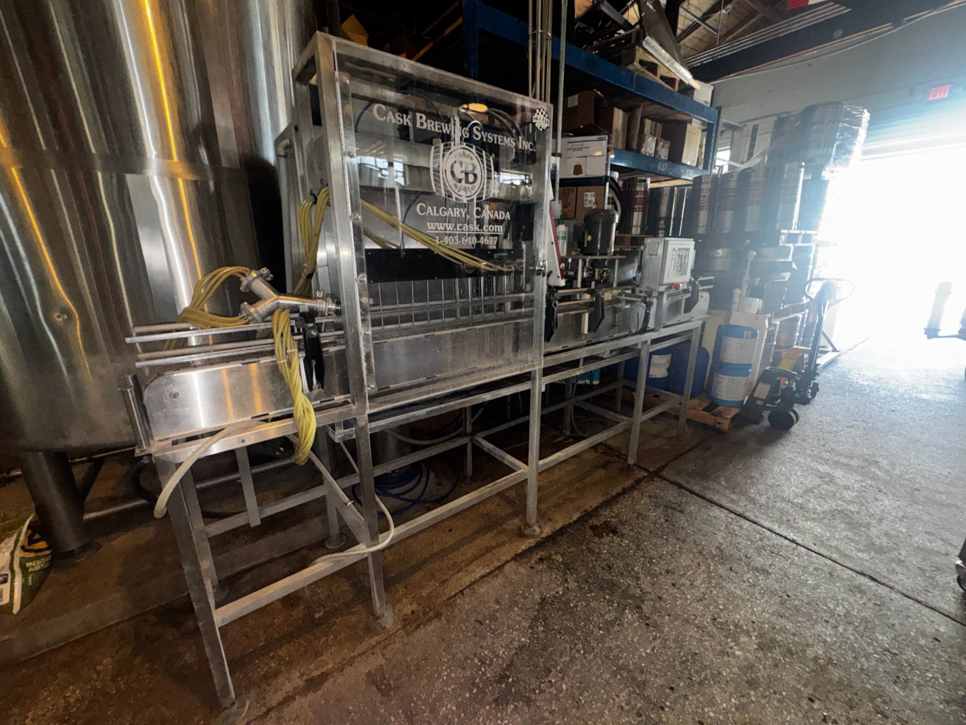 Cask ACS-5 head Canning Machine Filler