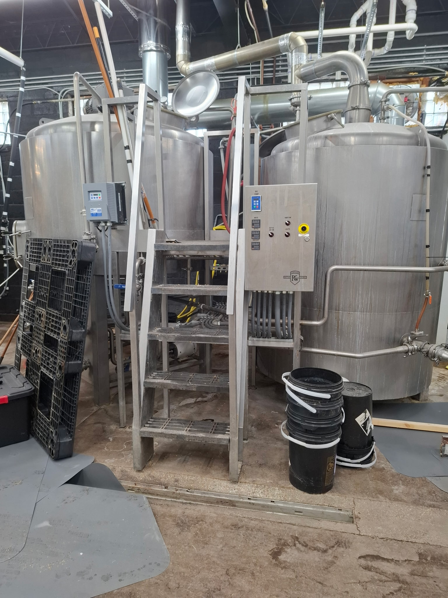 Portland Kettle Works 15 BBL Direct-Fire Brewhouse