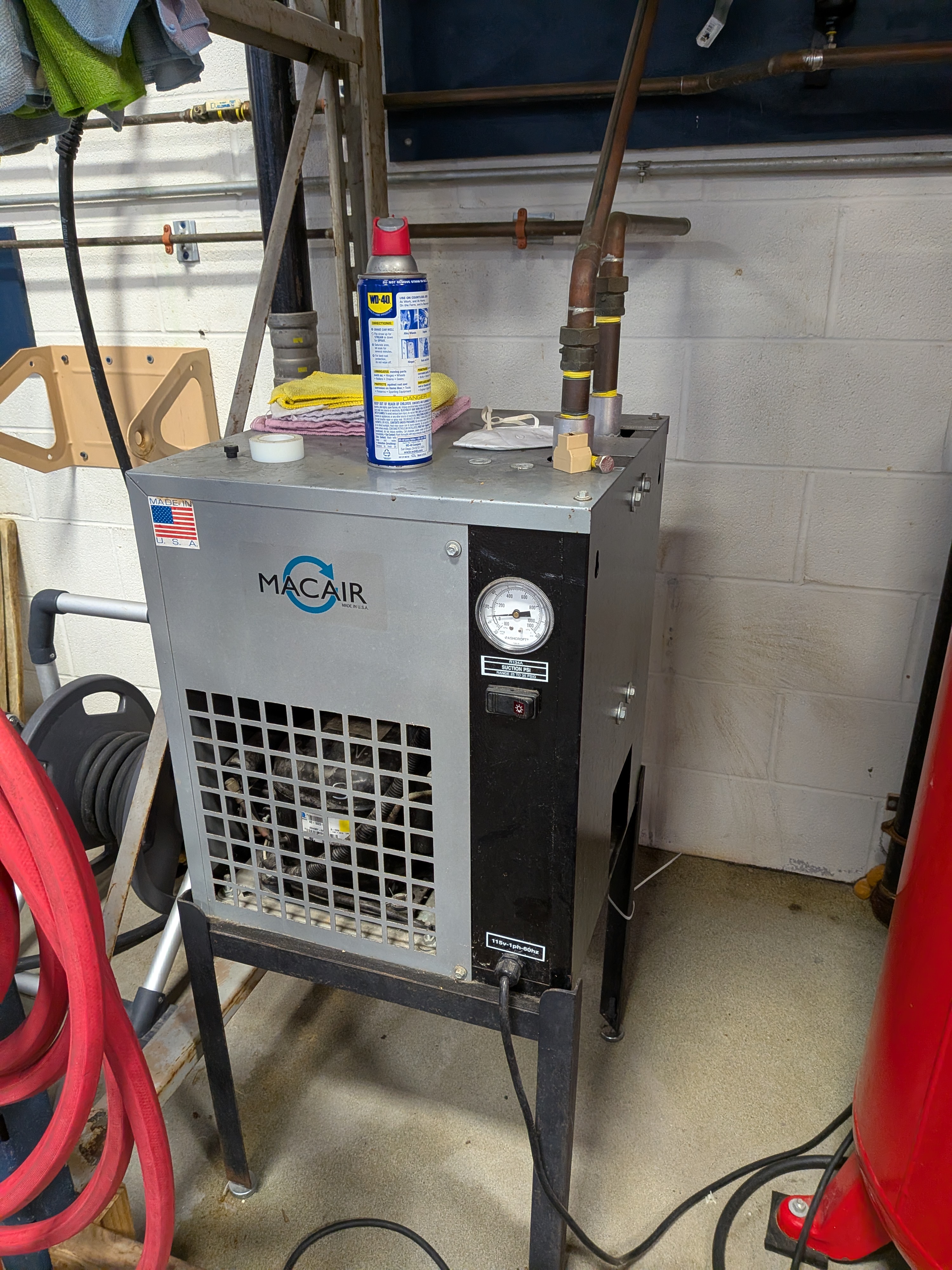 MacAir - refrigerated air dryer and compressor for the canning line
